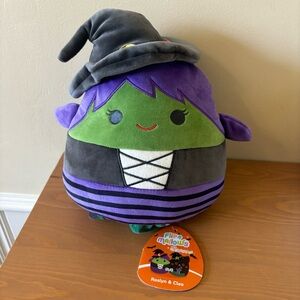 Squishmallows Flipa Mallows Roslyn & Cleo Witch Plush Toy Cat NWT 8”